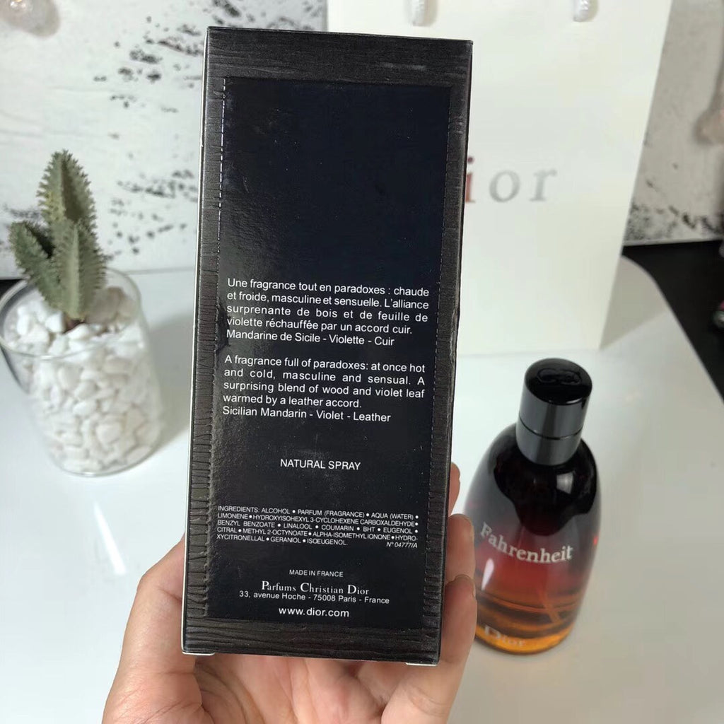 Christian Dior Fahrenheit Eau De Toilette Spray 100ml