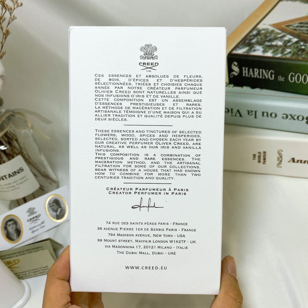 Creed Silver Mountain Water Eau De Parfum Spray 3.Oz./ 100 Ml for