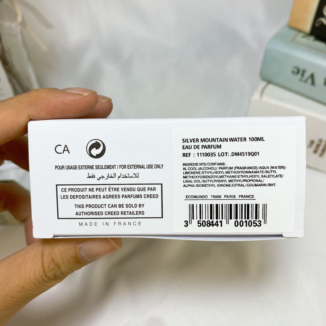 Creed Silver Mountain Water Eau De Parfum Spray 3.Oz./ 100 Ml for
