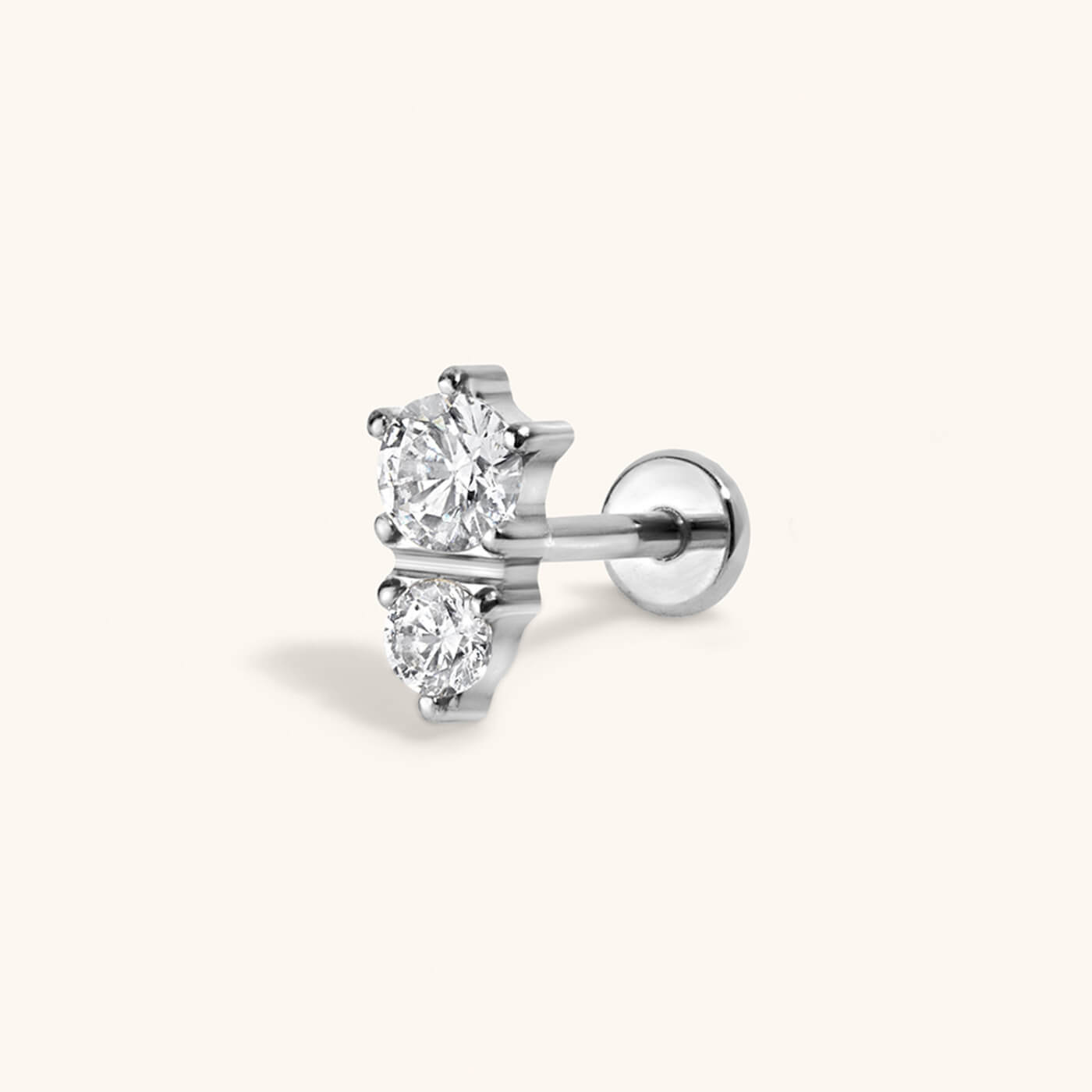 Gaia Push Pin Flat Back Earring